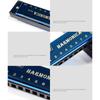 Harmonica Key of C 10 Hole Diatonic Harmonica C with Case for Beginner Students Kids Gift BLUES with Case