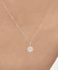 Mcel 14K Maylin Edelweiss Pendant