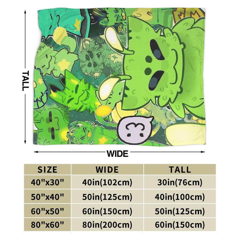 Gir Invader Zim Cartoon Blanket Warm Street Trend Plush Throw Blanket For Outdoor Decorative Flannel Bedspread Bed Cover