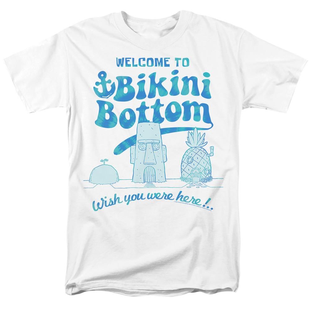 SpongeBob SquarePants Bikini Bottom Welcome Adult Men T-Shirt XXXXL