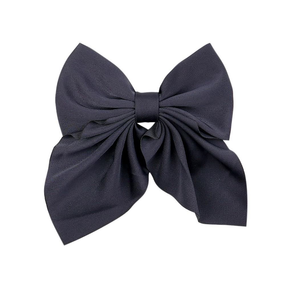 1Piece Big Hair Bow Ties Hair Clips Satin Two Layer Butterfly Bow For Girls Bowknot Hairpin Trendy Hairpin Hair Accessories