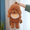 Teddy Bear Plush Backpack for Kids Cute Puppy Toy & Snack Bag Soft Girls Shoulders Bag Preschooler Schoolbags for Daycare Picnics