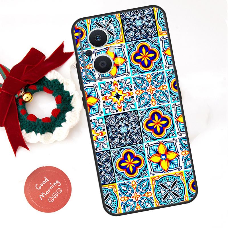 

Moroccan Mosai Tile Pattern Funda For OPPO Reno 14F 14 13 12 11 10 Pro 11F 12F 13F 7 8 Lite OPPO Find X8 X5 X9 Pro Case OPPO Reno12