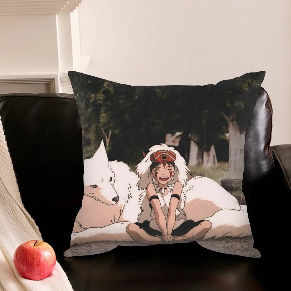 Tv Anime M-Mononoke Various Sizes Square Pillowcase For Car Home Bedchamber Decor