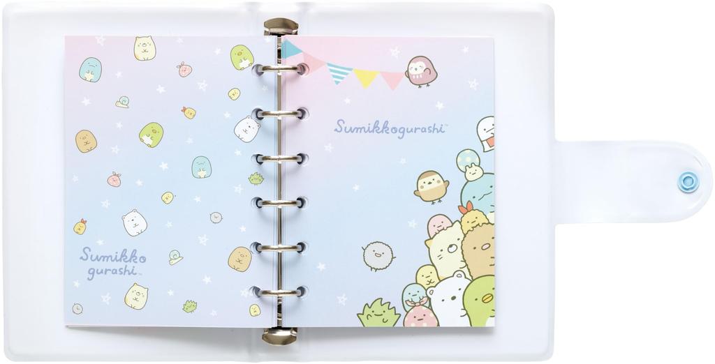 Sumikkogurashi Squishy Sticker Binder SE68705 H155 x W110 x D20mm San-X