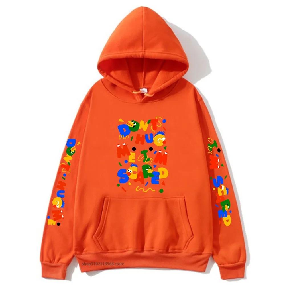 Sudaderas con Gráfico de Dibujos Animados 'No Me Abraces, Tengo Miedo' para Hombre