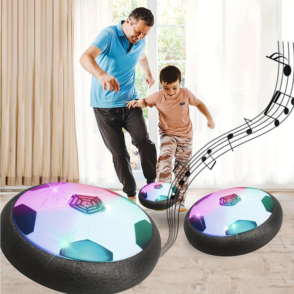 Bola de Futebol Flutuante 7″ Brinquedos para Crianças, Futebol Flutuante Elétrico com LED e Música, Jogo de Futebol Indoor para Crianças, Presente de Aniversário