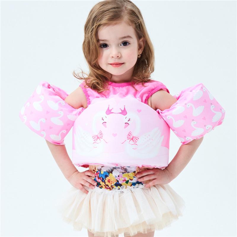 Children Life  Vest  With  Arm  Ring Portable Buoyancy  Jacket Swimwear Safety Suit For Swimming