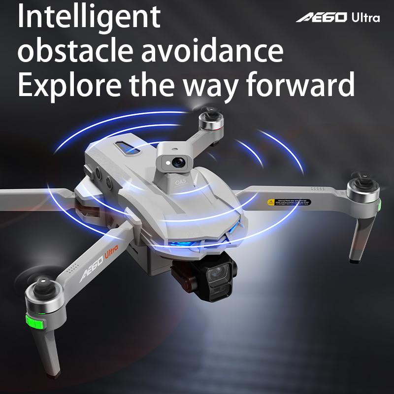 AE60 GPS Drone 8K Professional HD Camera 3-Axis Gimbal Brushless 12KM Obstacle Avoidance Large Screen FPV Fishing Airdrop Drones