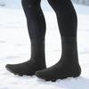 High Top Waterproof Cycling Shoe Cover With Elastic Cuff For Easy On Off Reflective Safety Features For Night Riding