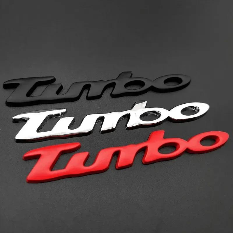 Metal Turbo Car Rear Body Letters Stickers for Lexus Mazda Subaru Volvo BMW Jeep Land Rover Ford Hyundai Honda Skoda Acura cldk1