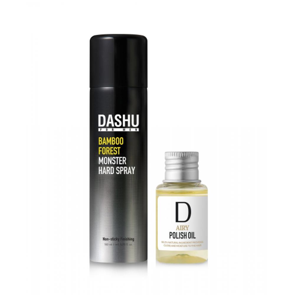 

Dashu [ojikmu Shrine] For Men Bamboo Forest Monster Large Capacity Hard Spray 280ml + Airy Polish Oil 30ml NONE
