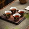 Xianhe Tea Cup Single Cup Ceramic Kung Fu Tea Set Retro Hand Painted Golden Crane Tea Cup Large Tea Cup Master Cup