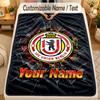 Flanell-Decke 1. FC Union Berlin Benutzerdefinierter Name Text Personalisierte Weiche Warme Überwurfdecke Heimdekoration Geschenk
