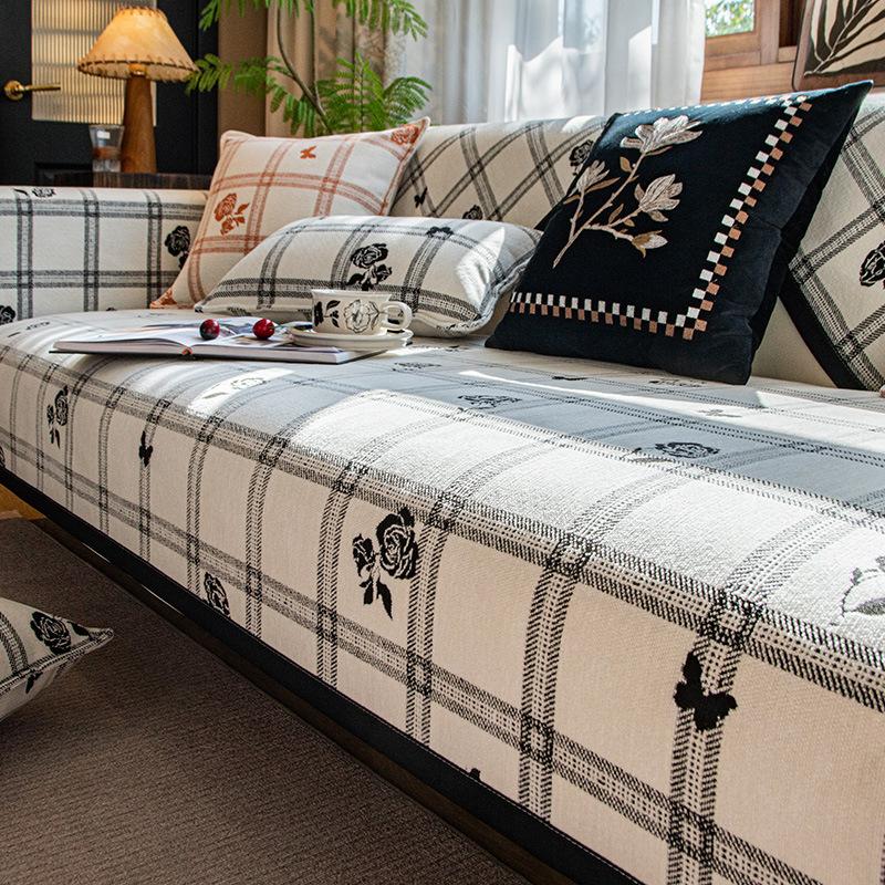 

Fashion Anti-fouling and Antipet Household Products Comfortable Trend Non-slip Sofa Cushion Soft Light Luxury Sofa Cushion Cover 45X45cm pillowcase