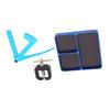RC Screw Tray Aluminum Alloy RC Nuts Storage Fixing Tools Holder Plate with Disassembly Tool and