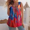 Large Size Women's Summer Sleeveless 3D Animal Loose Vest Fashionable Comfortable Soft Breathable O Neck Vest