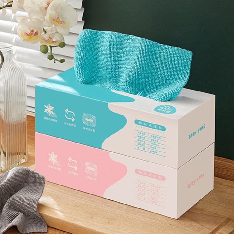 3x20 Sheets Quick Pull Household Wipes Absorbent Fiber Cloth for Countertop Appliance Sanitizing