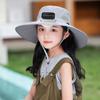 Quick Drying Hat for Kids with Cooling Fan Solar Powered Fisherman Hat Breathable Sunproof Caps for Outdoor Activity