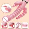 Królik Dildo Stymulator Punktu G Wibrator Stymulator Łechtaczki Penis Analny Podwójna Penetracja Język Lickający Podwójny Trzon Zabawka Seksualna Dla Kobiet Dorosłych