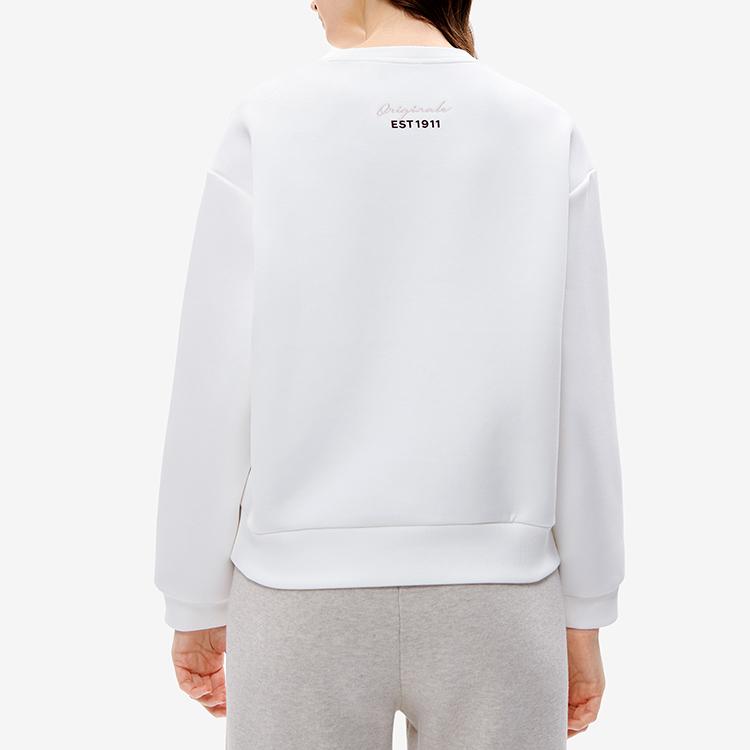 New FILA Sweatshirt Women's Cloud White F11W249208F-WT