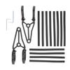 2Pcs Motorcycle Headlight Bracket 33 To 41mm Fork Tube Head Mount Lamp Holder Replacement For Suzuki