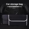 Foldable Premium Dark Gray Felt Storage Box Large Organizer Car Trunk Boot Auto Parts Anti Slip Home Office Durable Tool Box