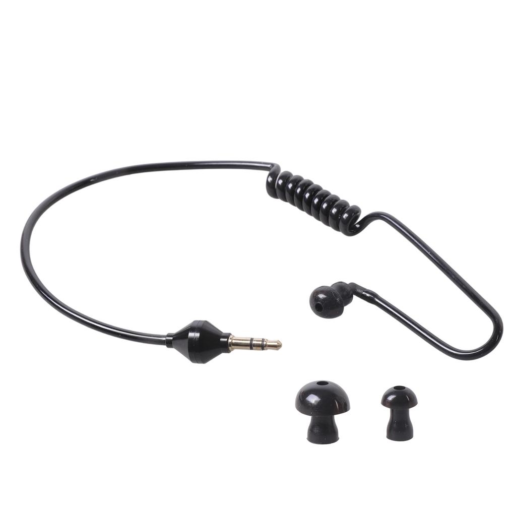 3.5mm Clear Air Tube In Ear Headphones Earbuds Suitable for Security Running Driving Activities for Multiple Uses