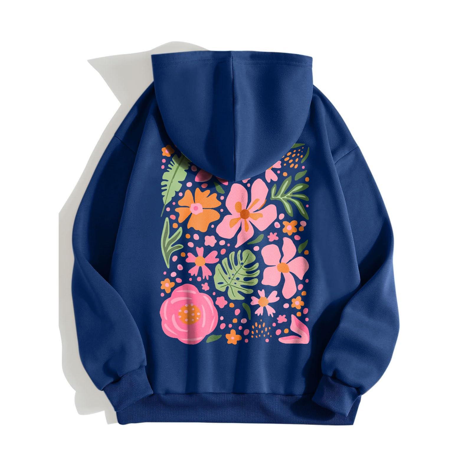 

Женские толстовки оверсайз, пуловеры, толстовки, флисовые свитера с длинными рукавами и карманами, зимне-осенние наряды S