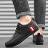 Fashion 2025New Mens Shoes Fashion Casual Leather Shoe Breathable Mesh Shoes Light Comfort Driving Shoes for Men Lace Up Flats Moccasins