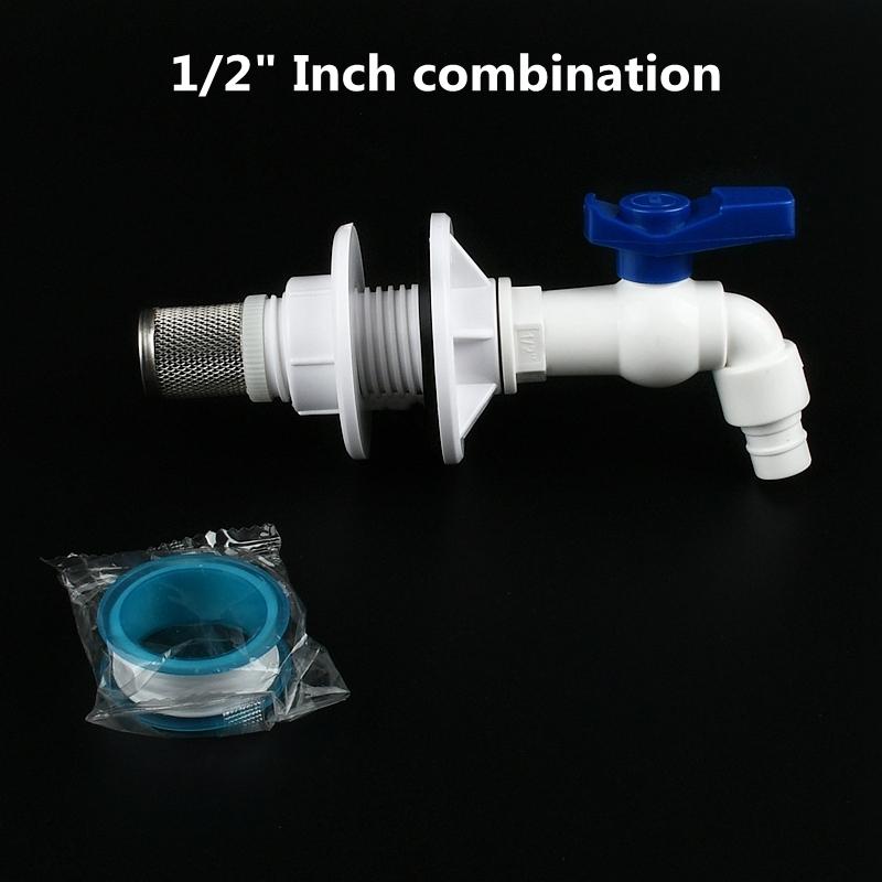 1/2" 3/4" 1" 1.2" 1.5" 2" Female/Male Thread ABS Plastic Connector Garden Irrigation Joint Fish tank Aquarium Drain Pipe Fitting