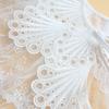 Perfect Match Peacock Tail Shawl False Collar For Ladies. Double-Layer Lace Embroidery, High-End False Collar Decoration.