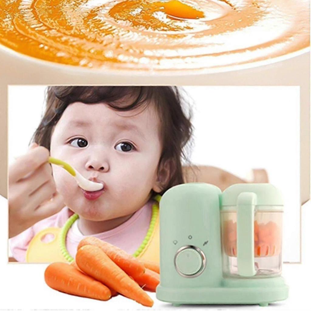 Babykostzubereiter, All-in-One Dampfgarer & Mixer, Pürierer mit Aufwärmfunktion, Automatisches Kochen für Obst & Gemüse