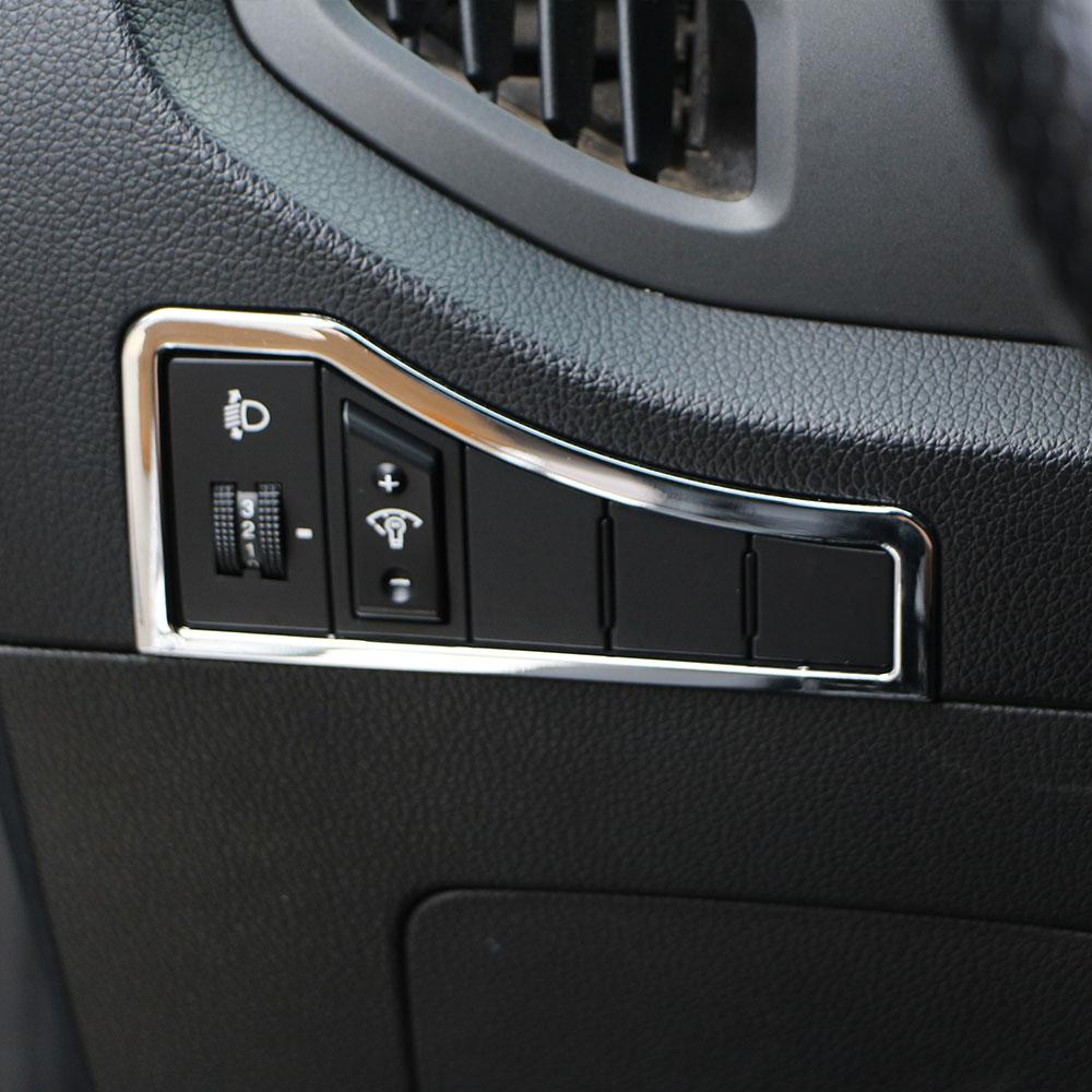 Headlight Adjustment Button Frame Trim for Kia Sportage SL Sportage 3 2011 - 2016 LHD Interior Moulding Garnish Cover Sticker