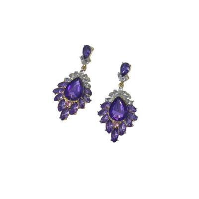 Fashion Zirconia Gradient Water Drop Earrings Elegant Design Lightweight Comfortable Fit Suitable for Daily Wear and Special Occasions