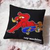 Fashion TToy Machineer Cushion Cover Soft Washable Pillow Case Multi-Scene for Couch Bed Travel Office Use