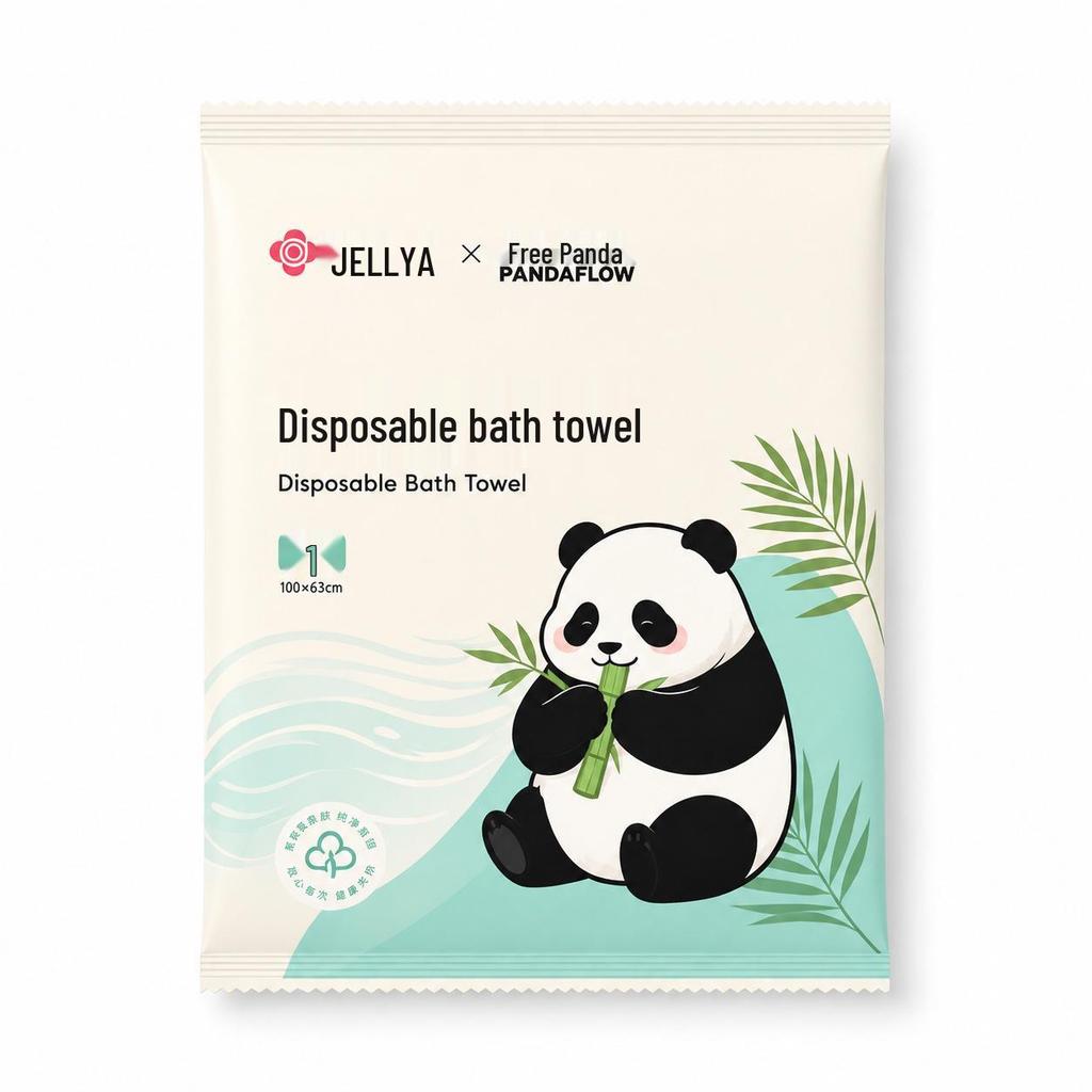 Jieliya Thickened Disposable Compressed Bath Towel – Water-Absorbent, Portable, Individually Packaged for Travel and Hotel Use