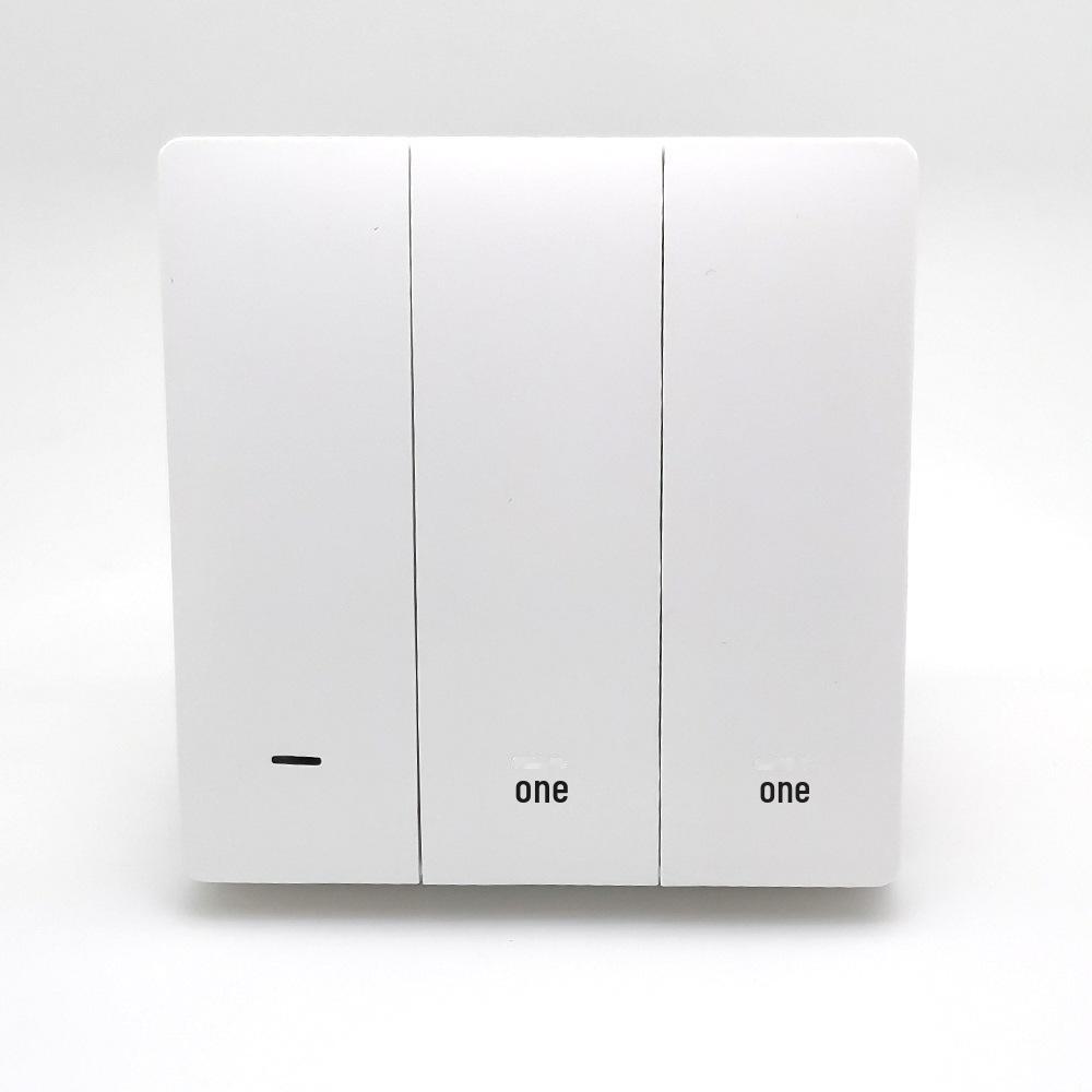 Longspu 86-Type WiFi Smart Switch: Pojedynczy przewód fazowy/neutralny, przełącznik ścienny zgodny ze standardem Graffiti
