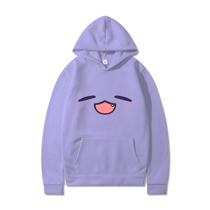 Tako Takodachi Face Hoodies Anime Hololive Hoodies Men's and Women's Sweatshirts