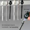 Black Tech Magnetic Levitation Suction Pen: Creative Decompression Cartoon 0.5mm Black Gel Pen