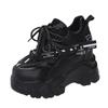 Fashion 9CM Autumn Women's Casual Sports Shoes High Platform Lacu-up Shoes Comfortable Women's Chunky Sneakers Breathable Outdoor Shoes