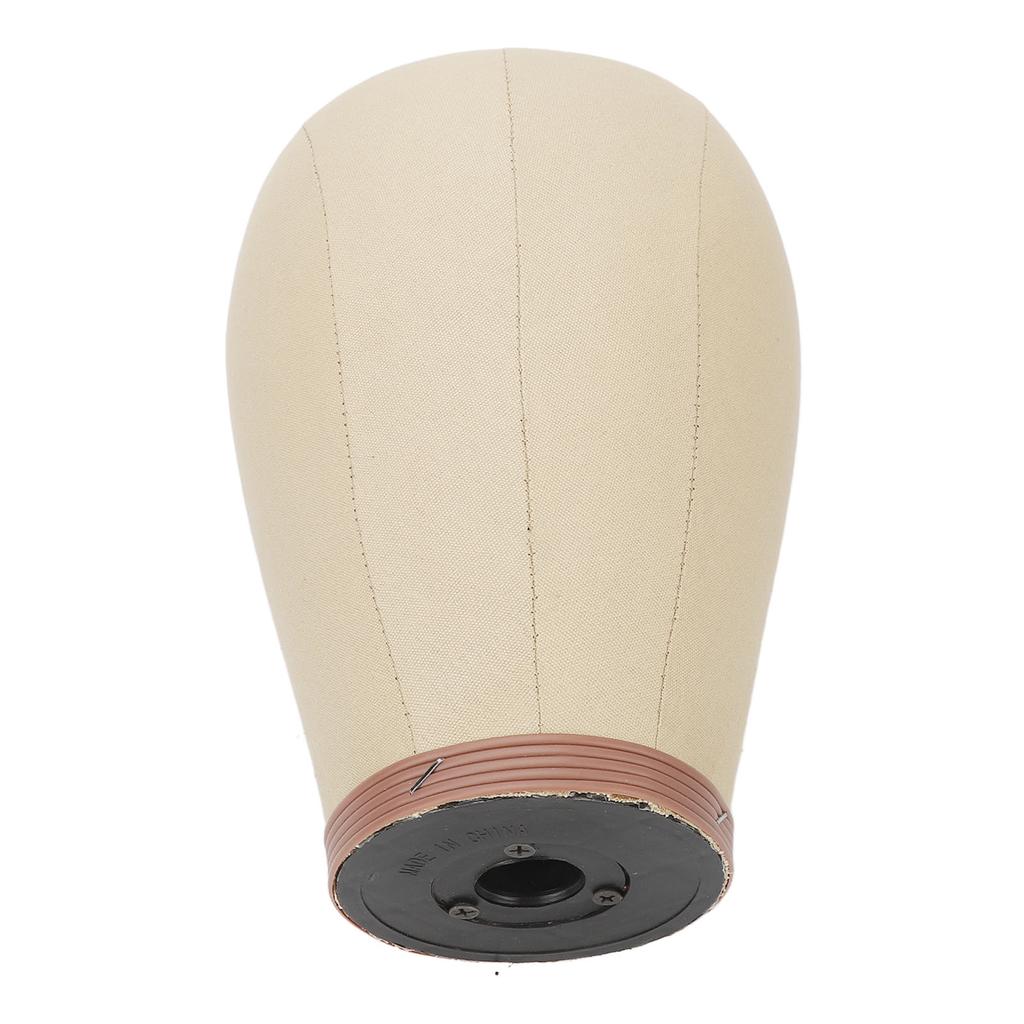 Mannequin Head Canvas Wig Head Stand 22in Display Styling Practice Mannequin Model