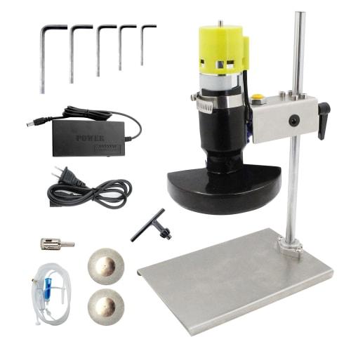 Glass Bottle Cutter Cutting Tool Cutting Machine DIY Flower Pot Round Oval Glass Bottle Craft with 7 Variable Speeds