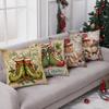 Christmas-Themed Pillowcasessuitable For Sofa Car Bedroom Decorative Cushion Cover Pillow Cover