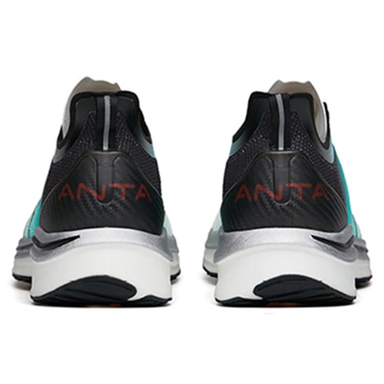 ANTA MACH 1.0 Running Shoes Men's Low top Ivory White/Fluorescent Water Green/Black 112215566-4