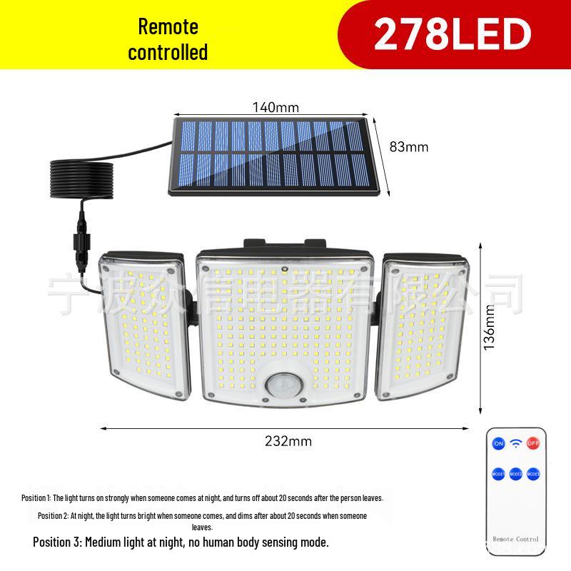 Zhongxin 25th Anniversary Solar LED Wall & Path Light - Motion Sensor Outdoor Courtyard Light