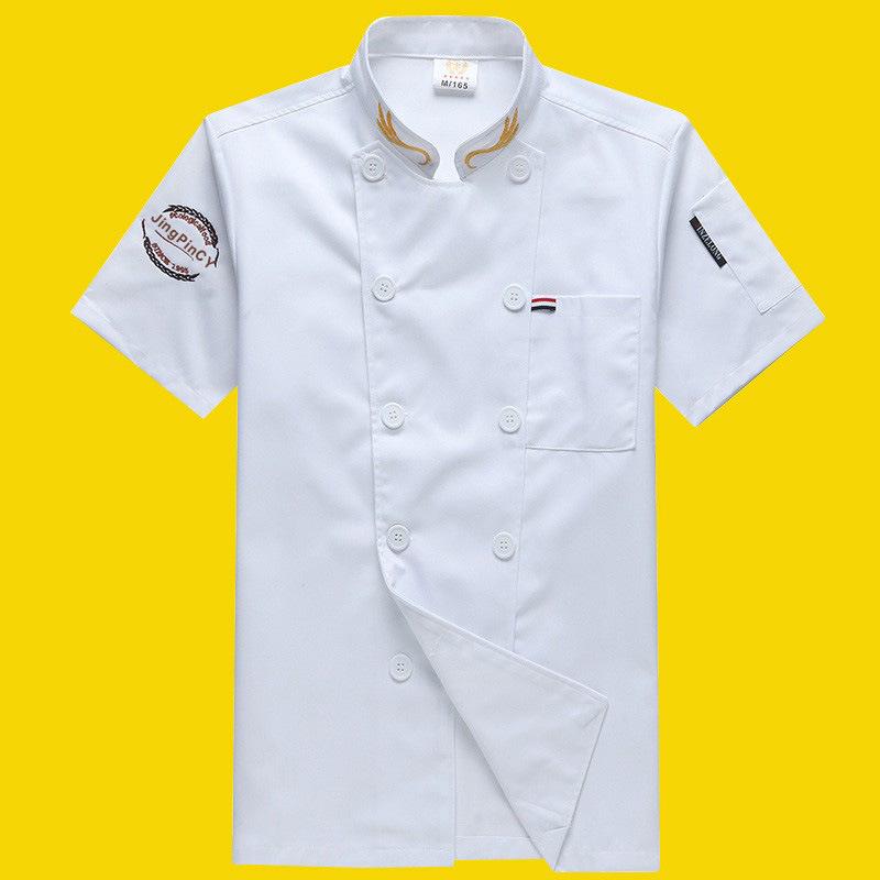 

Чоловічий літній/зимовий кухарський кітель: Варіанти з коротким та довгим рукавом для готелю, ресторану, їдальні та пекарні. XL