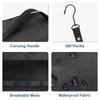 Suitcase Organizer High-Capacity Travel Luggage Organizer Hanging Shelve Packing Cube Closet Collapsible Hanging Storage Bags