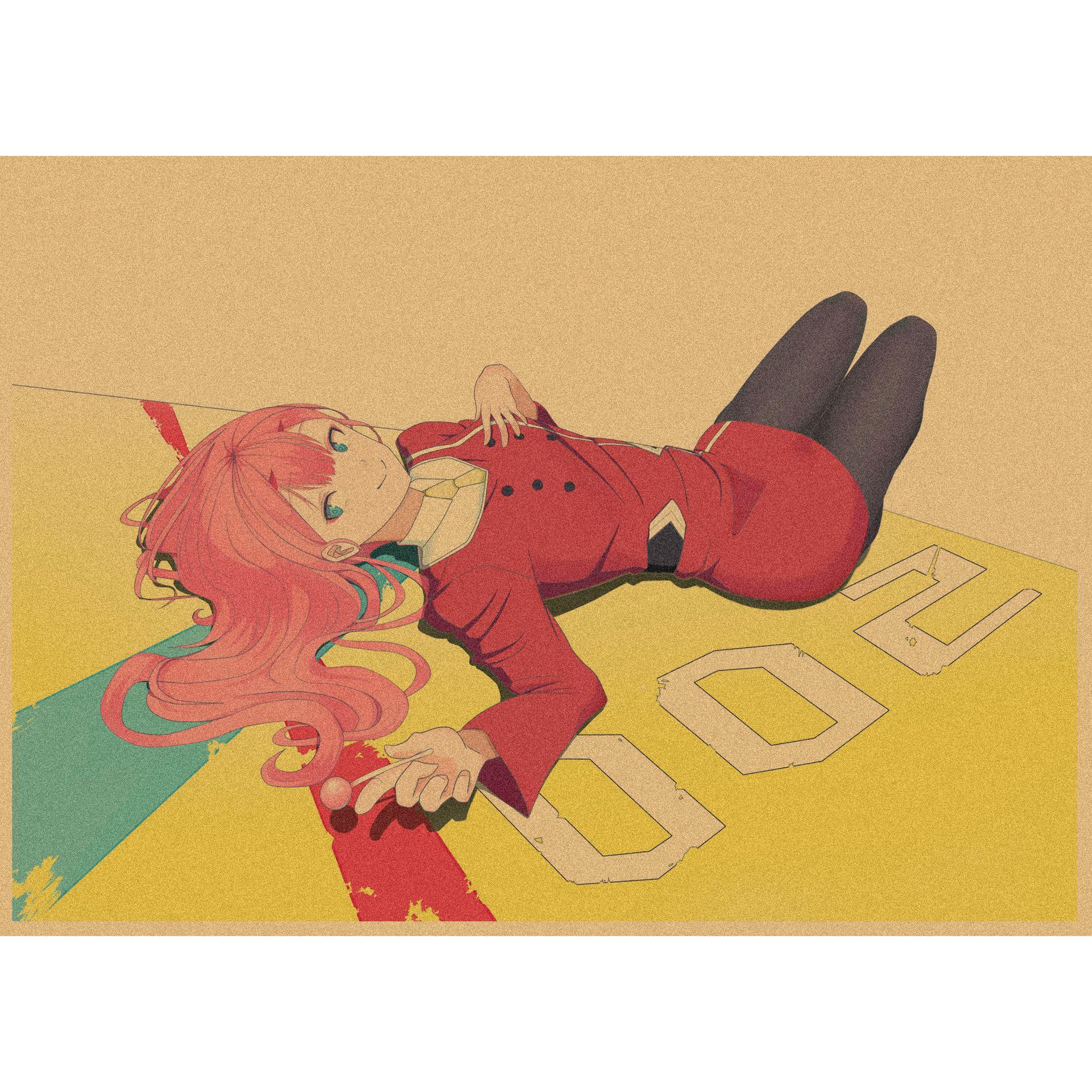 

National Team DARLING in the FRANXX Retro Kraft Paper Anime Poster 261 for Wall Decoration 42X29.7cm