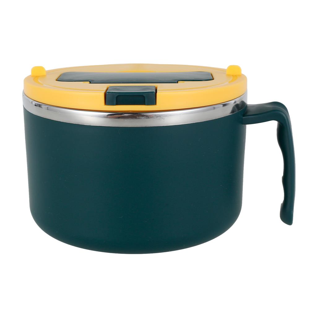 Rapid Ramen Bowl with Filterable Lid 1200ml Microwave Ramen Noodle Bowl BPA Free Ramen Cooker Bowl with Handle for College Dorm